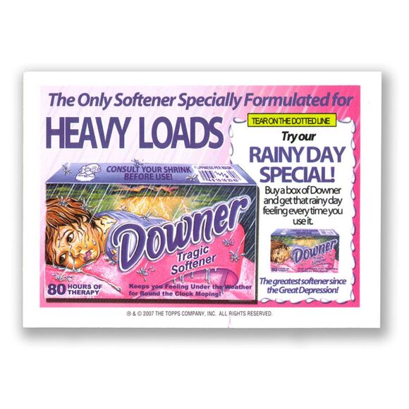 2007 Topps Wacky Packages Card - Series 5 - #45 Littlest Sweat Shop - Picture 2 of 2